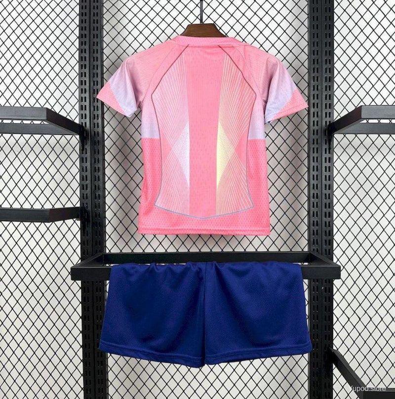 חליפת ילדים ברצלונה 25/25 מיוחדת - ורודה - Top Jersey