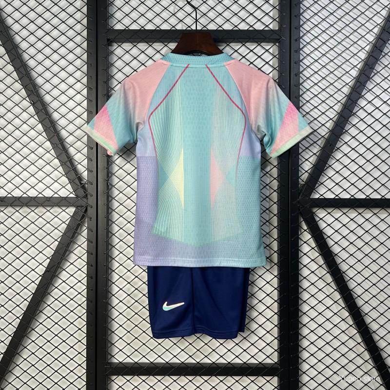 חליפת ילדים ברצלונה 25/26 מיוחדת - תכלת - Top Jersey