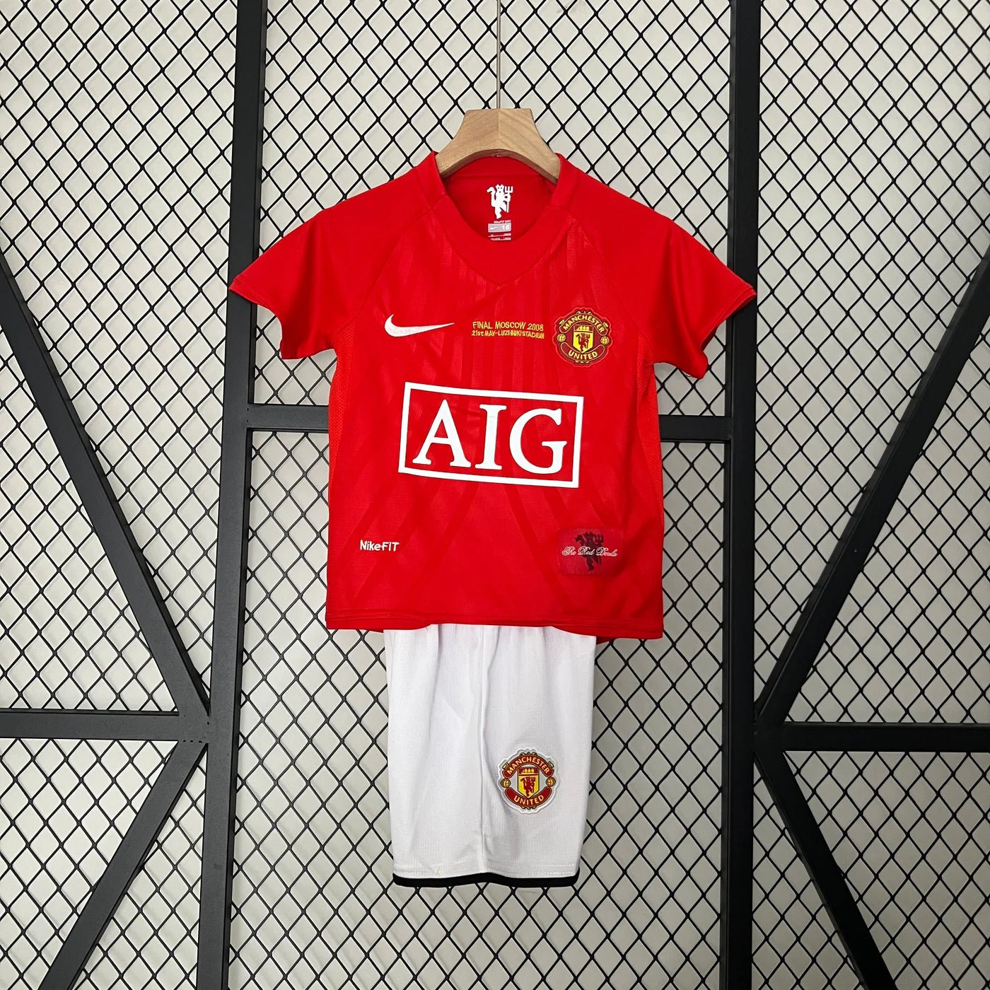 חליפת ילדים מנצ׳סטר יונייטד 2007/8 בית - Top Jersey